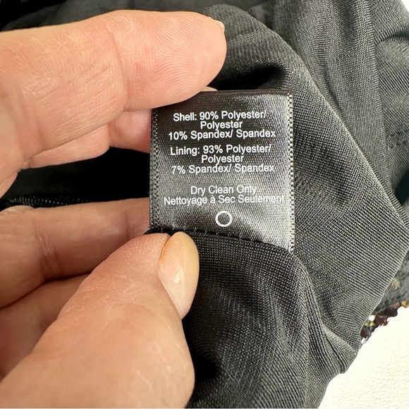 Dress the Population NWOT Lola Black Multi Sequin Bodycon Dress XS - Picture 13 of 16